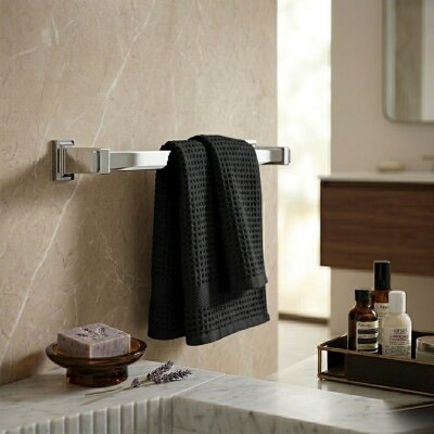 System Q-Line 45cm Uzun Havluluk Krom Renk BA1006 004 CR) - System Banyo