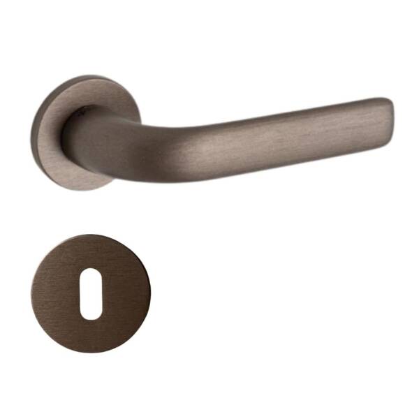 System Riven Fırçalı Bronz Rozetli Kapı Kolu (HA274RO22 ELX3) - 2