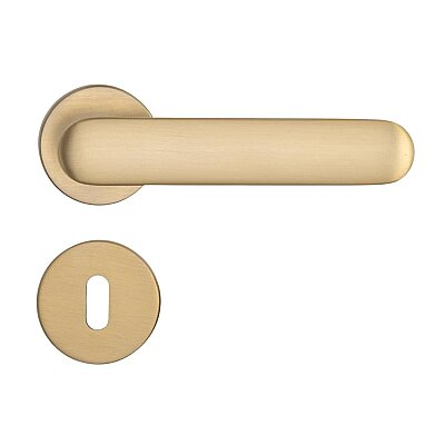 System Sinus Rozetli Kapı Kolu Gold Branche Renk (HA227RO12 GB) - System (1)