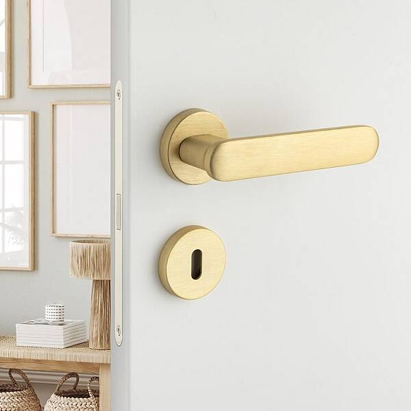 System Sinus Rozetli Kapı Kolu Gold Branche Renk (HA227RO12 GB) - 1