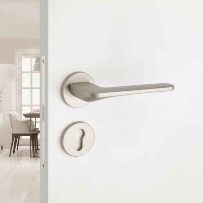 System Selene Kapı Kolu Fırçalı Saten Renk (HA269RO22 ELX2) - System