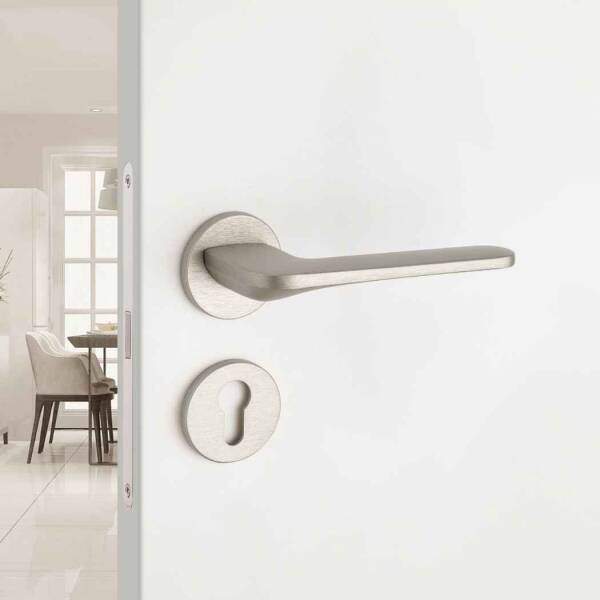 System Selene Kapı Kolu Fırçalı Saten Renk (HA269RO22 ELX2) - 1