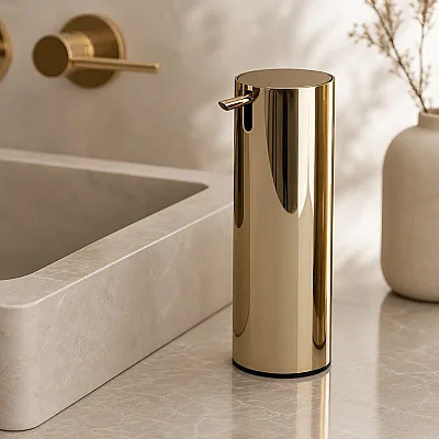 System Sıvı Sabunluk Altın Rengi 300 ml (BA2045 006 GL) - 1