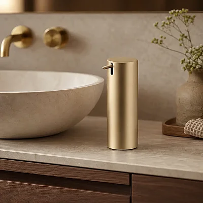 System Sıvı Sabunluk Gold Branch 300 ml (BA2045 006 GB) - System Banyo (1)