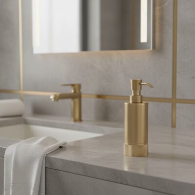 System Sıvı Sabunluk Gold Branch Renk (BA2006 006 GB) - System Banyo