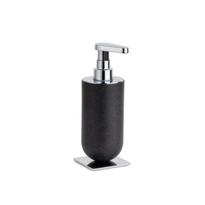 System Sıvı Sabunluk Siyah/Krom Renk (BA2026 006 R2-CR) - 1