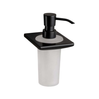 System Slimo Sıvı Sabunluk Cam/Siyah Renk (BA1040 006 AL6-C1) - System Banyo