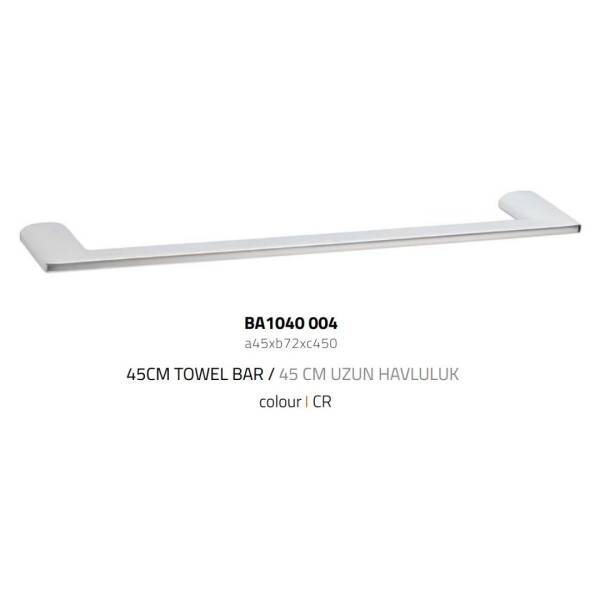 System Slimo 45cm Uzun Havluluk Krom Renk (BA1040 004 CR) - 2