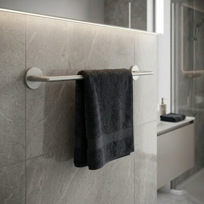 System Slimo 45cm Uzun Havluluk Krom Renk (BA1040 004 CR) - System Banyo