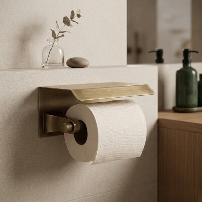 System Sparkline Kapaklı Tuvalet Kağıtlığı Antik Sarı Renk (BA1014 011 ABM) - 1