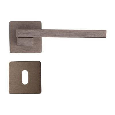 System Step Fırçalı Bronz Rozetli Kapı Kolu (HA260RO11 ELX3) - System