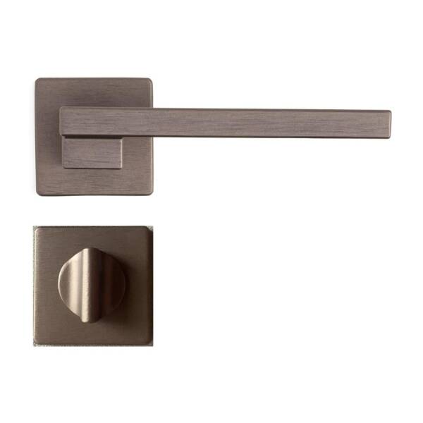 System Step Fırçalı Bronz Rozetli Kapı Kolu (HA260RO11 ELX3) - 2