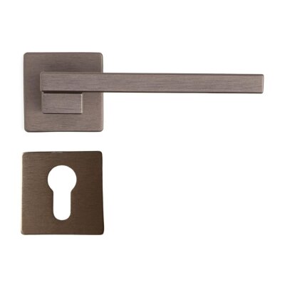 System Step Fırçalı Bronz Rozetli Kapı Kolu (HA260RO11 ELX3) - 3