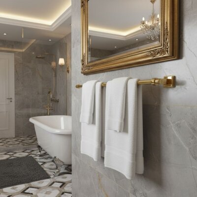 System Stepline Uzun Havluluk Gold Renk 45cm (BA1000 004 GL) - 4