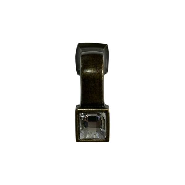 System Swarovski Taşlı Düğme Mobilya Kulbu Mat Vibrant Bronze 8mm Kulp Seri Sonu (SY4195 0008 MVB-SW2) - 2