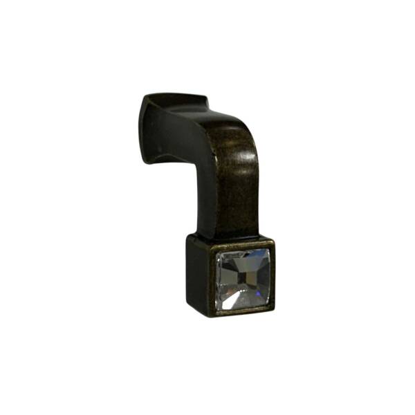 System Swarovski Taşlı Düğme Mobilya Kulbu Mat Vibrant Bronze 8mm Kulp Seri Sonu (SY4195 0008 MVB-SW2) - 1