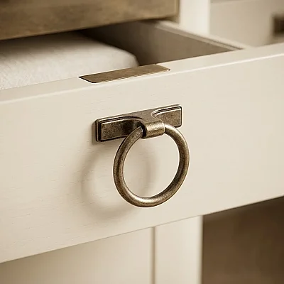 System 3104 Sallantılı Kulp Antik Sarı Renk 50mm (SY3104 0050 AVM-AVM) - 1