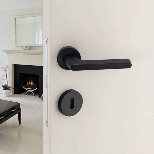 System Tavira Kapı Kolu Siyah (HA101RO12 AL6) - 1