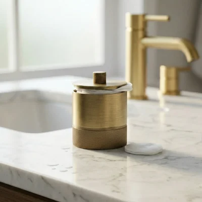 System Tezgah Üstü Pamukluk Antik Renk (BA2008 024 ABM) - 1