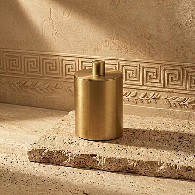 System Tezgah Üstü Pamukluk Gold Branch Renk (BA2003 024 GB) - System Banyo