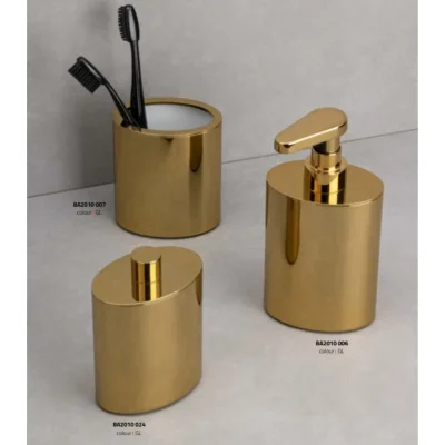 System Tezgah Üstü Sıvı Sabunluk 250 Ml Gold Renk (BA2010 006 GL) - 2
