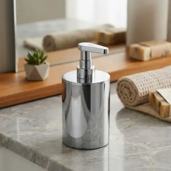 System Tezgah Üstü Sıvı Sabunluk Krom Renk (BA2010 006 CR) - 1