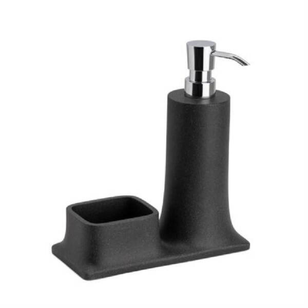 System Tezgah Üstü Deterjanlık Ve Süngerlik Siyah/Krom (BA2007 028 R2-CR) - 1