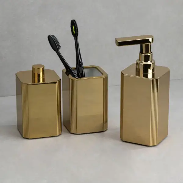 System Tezgah Üstü Diş Fırçalık Gold/Altın Renk (BA2011 007 GL) - 3