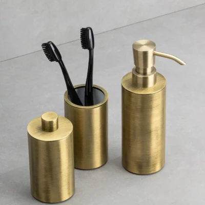 System Antik Renk Tezgah Üstü Diş Fırçalık (BA2004 007 ABM) - 3