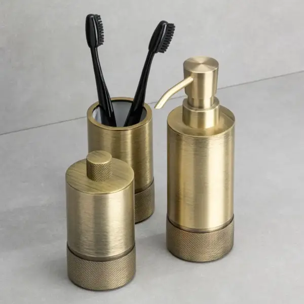 System Tezgah Üstü Diş Fırçalık Antik Sarı Renk (BA2006 007 ABM) - 3