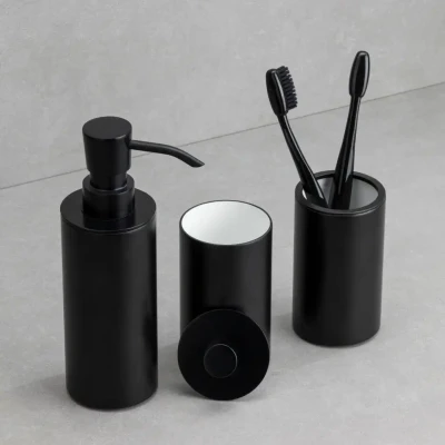 System Tezgah Üstü Diş Fırçalığı Mat Siyah (BA2004 007 AL6) - 3