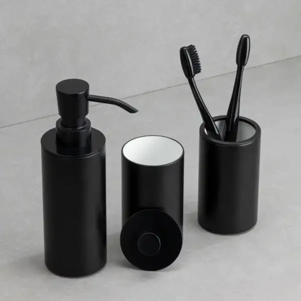 System Tezgah Üstü Diş Fırçalığı Mat Siyah (BA2004 007 AL6) - 3