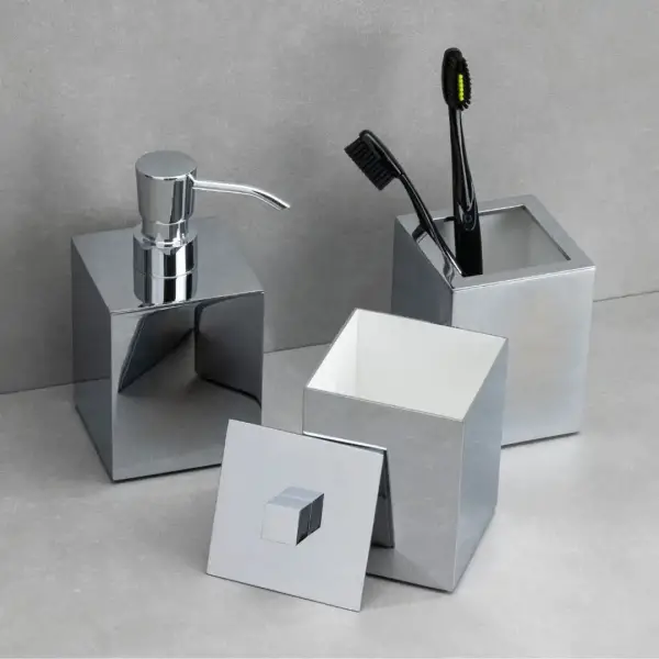 System Tezgah Üstü Diş Fırçalık Krom Renk (BA2001 007 CR) - 4
