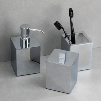 System Tezgah Üstü Diş Fırçalık Krom Renk (BA2001 007 CR) - 5