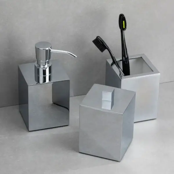 System Tezgah Üstü Diş Fırçalık Krom Renk (BA2001 007 CR) - 5