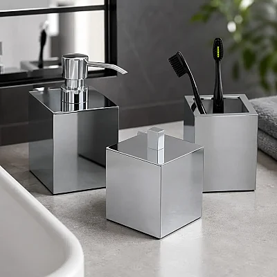 System Tezgah Üstü Diş Fırçalık Krom Renk (BA2001 007 CR) - System Banyo