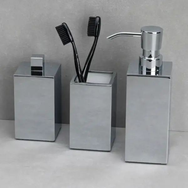 System Tezgah Üstü Diş Fırçalığı Krom Renk (BA2002 007 CR) - 2