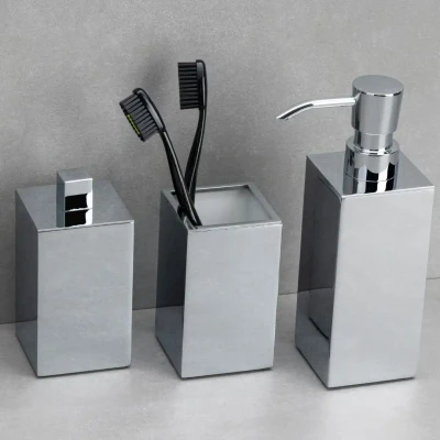 System Tezgah Üstü Diş Fırçalığı Krom Renk (BA2002 007 CR) - 4
