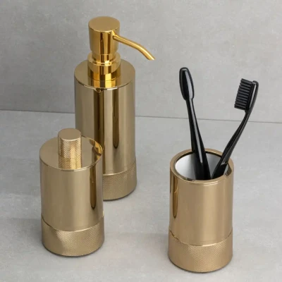 System Tezgah Üstü Diş Fırçalık Gold Renk (BA2006 007 GL) - 3