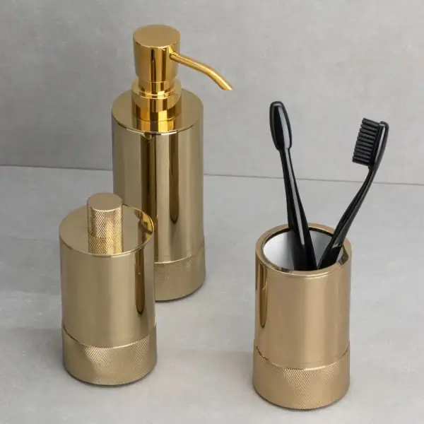 System Tezgah Üstü Diş Fırçalık Gold Renk (BA2006 007 GL) - 3