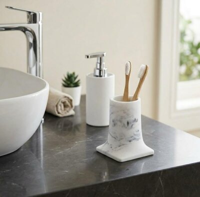 System Tezgah Üstü Diş Fırçalığı Krom Renk (BA2007 007 R3) - System Banyo