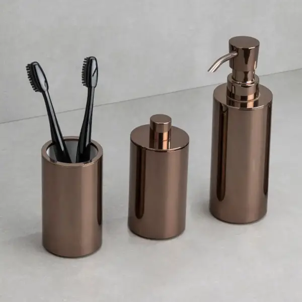System Tezgah Üstü Diş Fırçalık Rose Renk (BA2004 007 RS) - 3