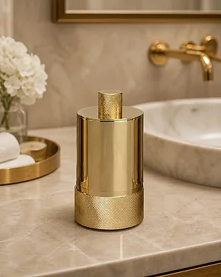 System Tezgah Üstü Pamukluk Gold Renk (BA2006 024 GL) - 1