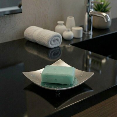 System Tezgah Üstü Katı Sabunluk Krom Renk (BA2014 008 CR) - System Banyo