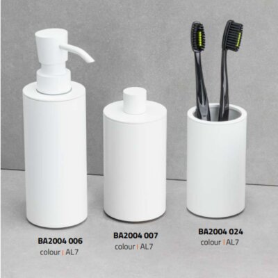 System Tezgah Üstü Sıvı Sabunluk 250 Ml Beyaz Renk (BA2004 006 AL7) - 2
