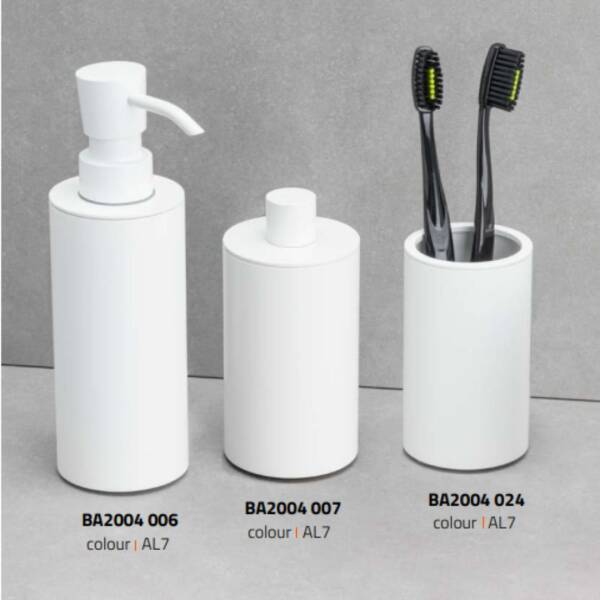 System Tezgah Üstü Sıvı Sabunluk 250 Ml Beyaz Renk (BA2004 006 AL7) - 2