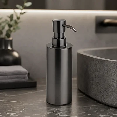 System Tezgah Üstü Sıvı Sabunluk 250 Ml Füme Renk (BA2004 006 BBN) - 1