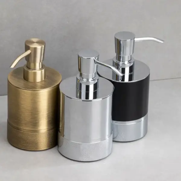 System Sıvı Sabunluk Krom/Siyah (BA2005 006 CR-AL6) - 3