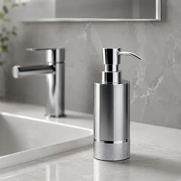 System Sıvı Sabunluk Krom Saten (BA20006 001006 CR-CB) - 1