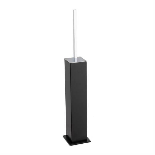 System Banyo Tuvalet Fırçalığı Siyah/Krom Renk (BA4005 009 AL6-CR) - 1